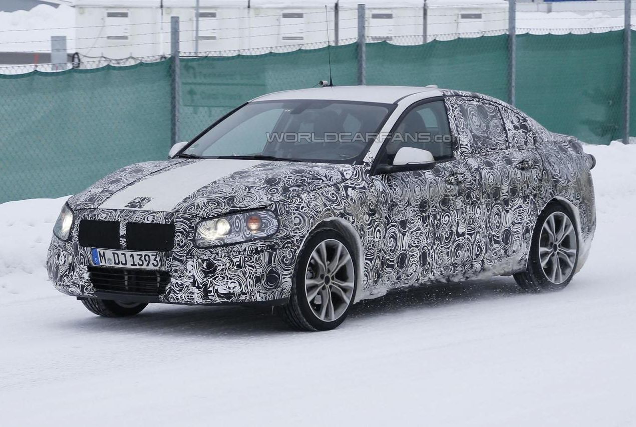 全新宝马1系轿车谍照曝光 采用前驱平台