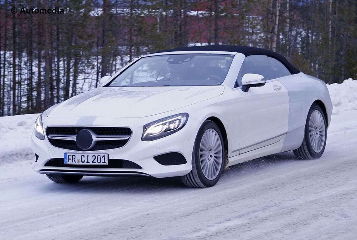 奔驰S级敞篷车谍照曝光 年内发布