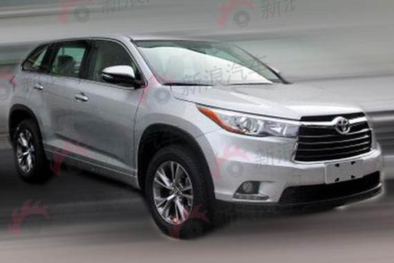 满足8座需求 丰田新汉兰达国产车型曝光
