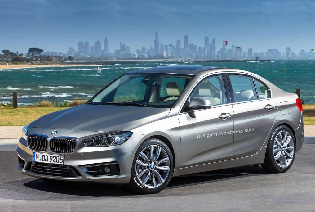 新宝马1系三厢版假想图曝光 或9月首发