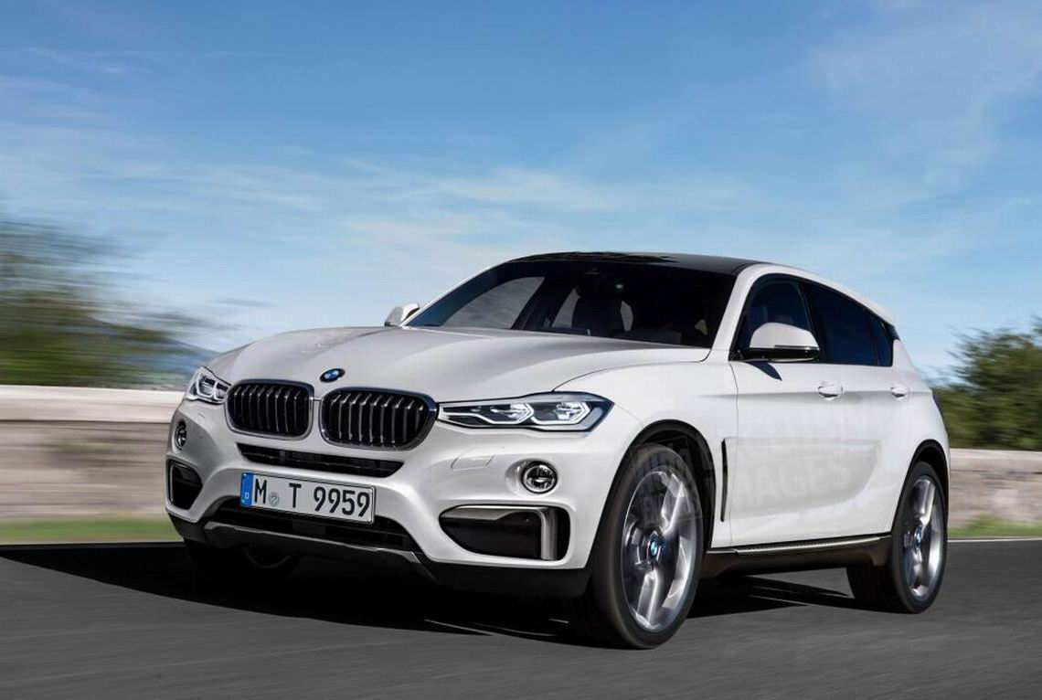 宝马入门跨界车假想图曝光 剑指奥迪Q1