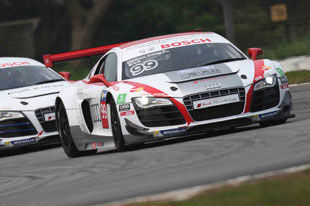 一汽-大众奥迪车队亮相奥迪R8 LMS杯揭幕战