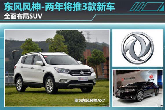 东风风神-两年将推3款新车 全面布局SUV