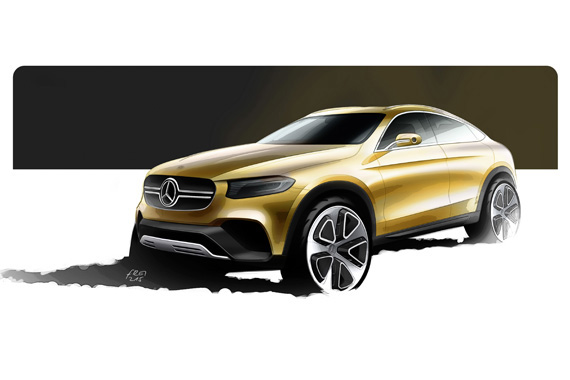 奔驰GLC Coupé概念车将于上海全球首秀