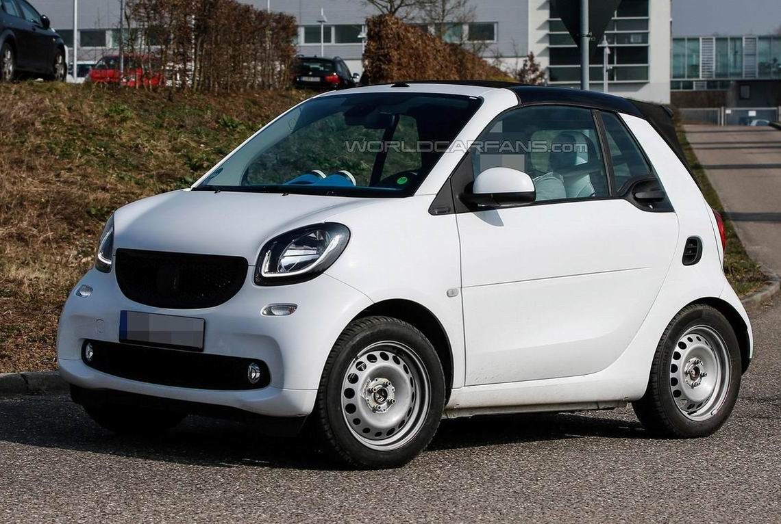 新Smart ForTwo敞篷版无伪装谍照曝光
