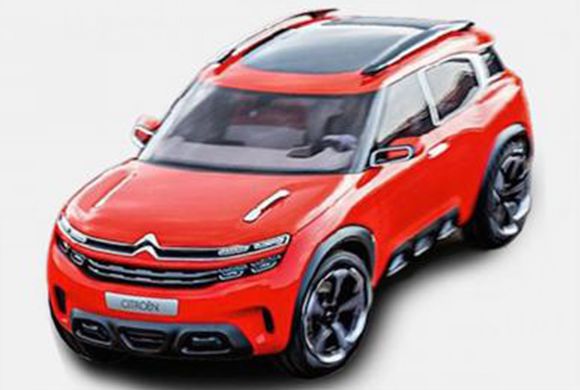 雪铁龙Aircross概念车曝光 4月8日首发