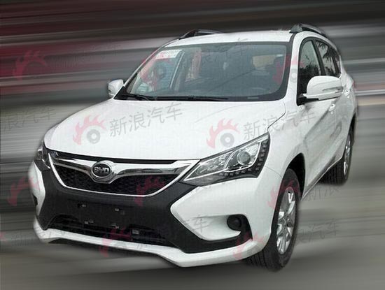 高低配对比详解 比亚迪S3无伪谍照