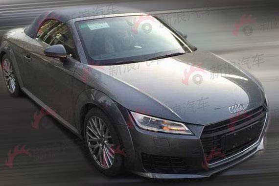 全新奥迪TT敞篷版车型国内无伪谍照曝光