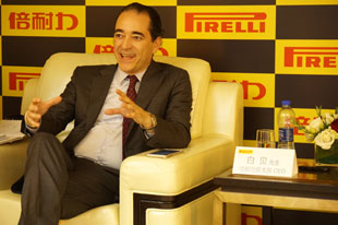 对话倍耐力亚太区CEO白贝先生