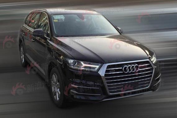 即将进口  全新奥迪Q7无伪谍照国内曝光