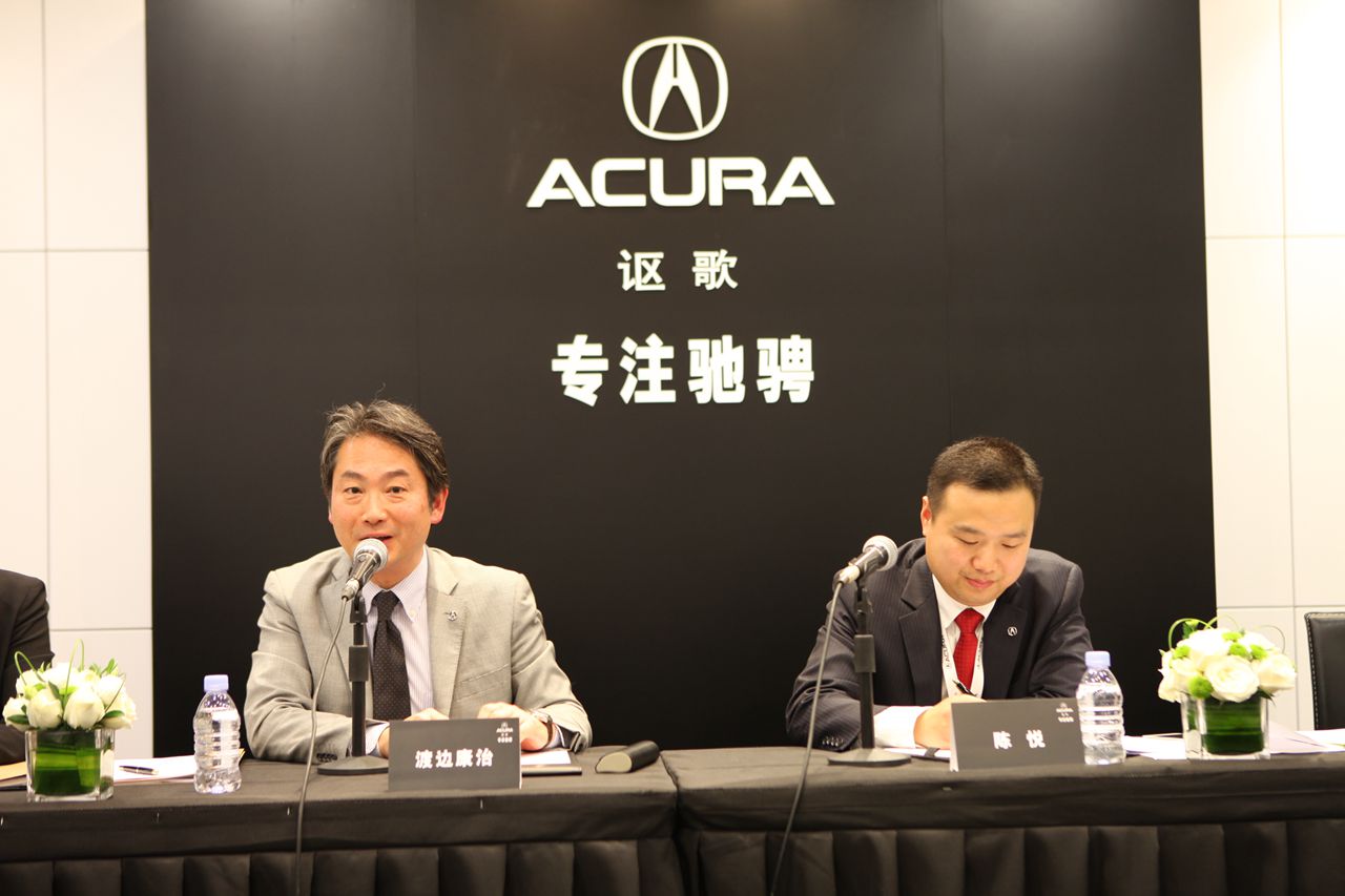 渡边康治：讴歌中国专属SUV明年中期投产 