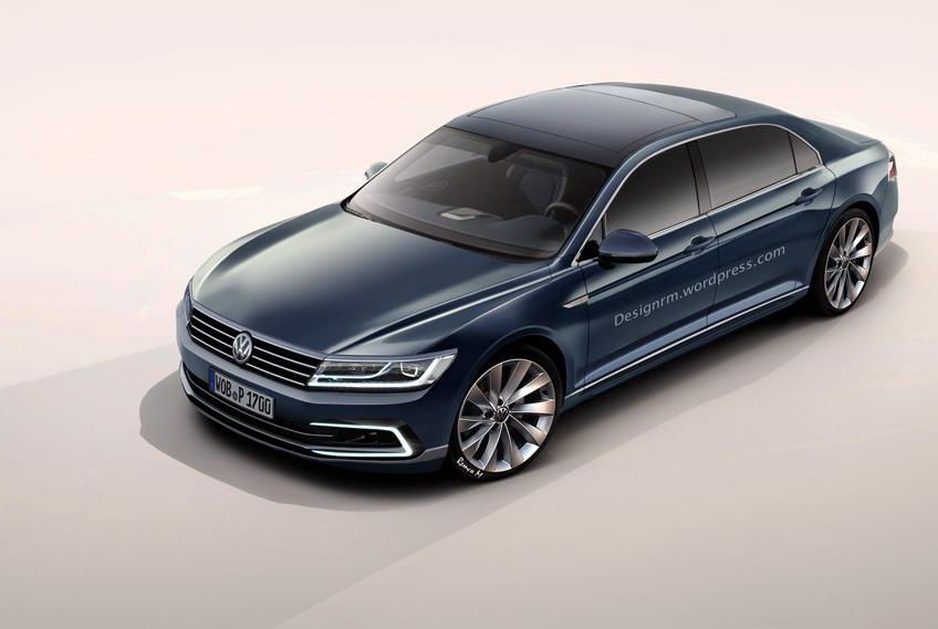 新一代大众辉腾假想图曝光 明年底上市