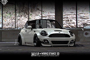 Liberty Walk为前代MINI发布改装套件