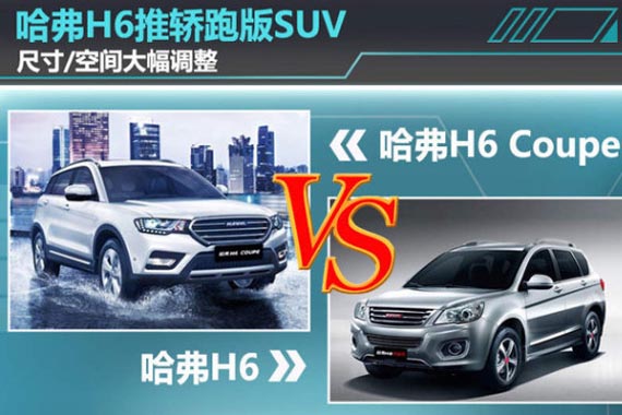哈弗H6推轿跑SUV 尺寸/空间大幅调整