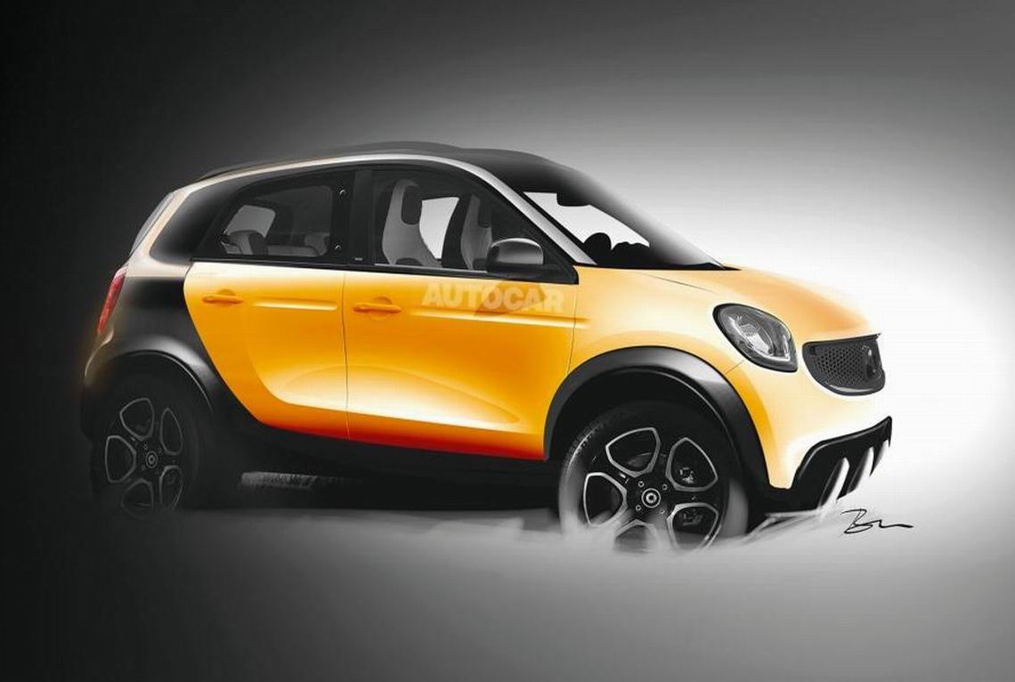 Smart或将推出微型SUV 基于后置后驱平台