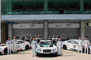 宾利出征亚洲GT系列赛 首站登领奖台