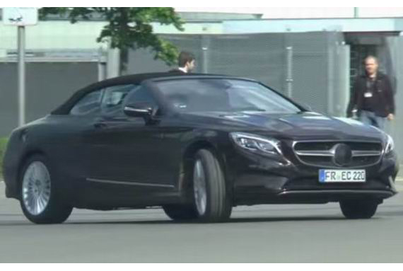 全新奔驰S级敞篷版曝光 9月发布