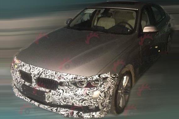 命名体系调整 华晨宝马3系改款车型谍照