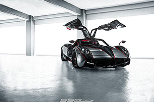 SS Customs改装镀铬亮黑色帕加尼Huayra