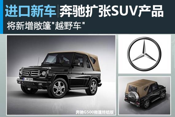 奔驰扩张SUV产品线 将新增敞篷