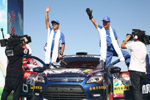 CRC张掖站 力帆X50车队挺进前三甲