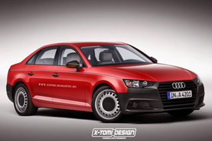 乞丐版？ 奥迪全新A4入门版假想图