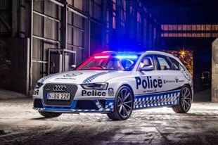 真实的极品飞车 奥迪RS4 Avant成为警车