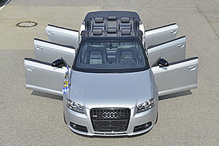 奥迪德国展示六门A3 Cabrio敞篷车