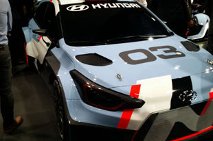 亮相法兰克福车展 2016现代i20 WRC赛车