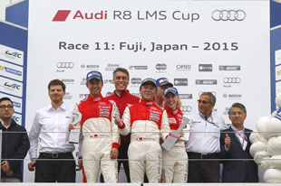 将总冠军悬念留到上海！奥迪R8 LMS日本站