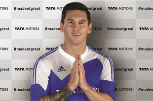 梅西成为塔塔汽车公司全球形象大使