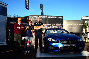 奖品是豪车 马奎斯获宝马最佳排位车手奖