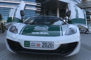 迈凯轮12C迪拜警车视频发布