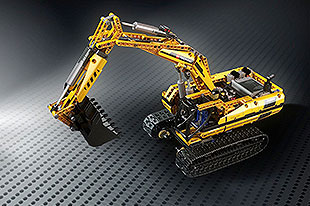 因大见小 玩具界的挖掘机
