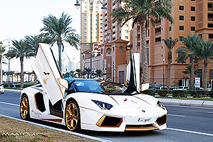 黄金定制 改装兰博基尼Aventador