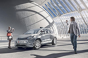 全新Rinspeed Budii无人驾驶电动概念车