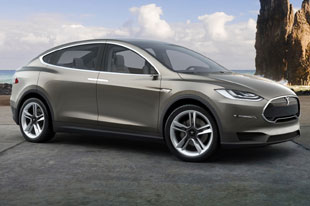 特斯拉Model X路试曝光