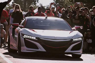 惊艳亮相 全新Acura NSX首秀派克峰爬山赛