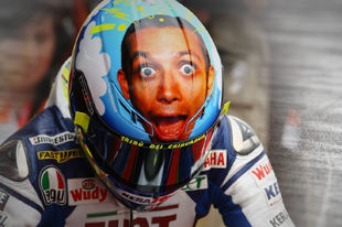 瓦伦迪诺·罗西“Top 10”经典头盔涂装