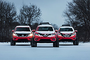 NISSAN三款履带概念车欢脱雪地