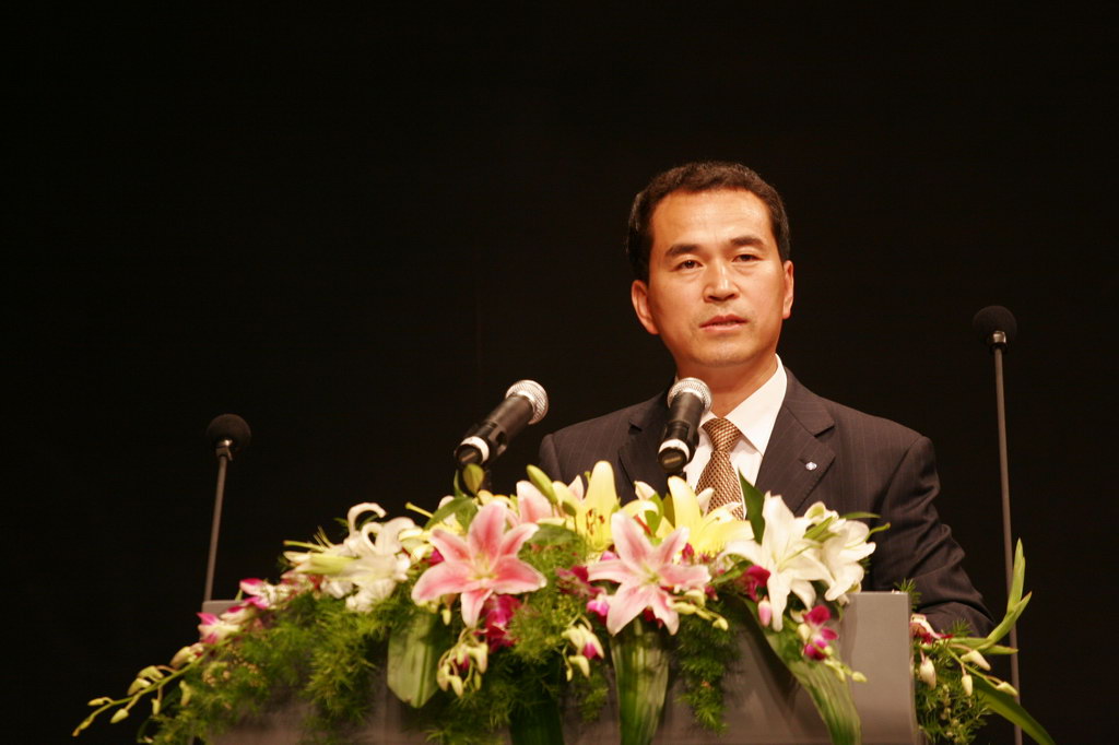 一汽轿车公司总经理张丕杰致辞