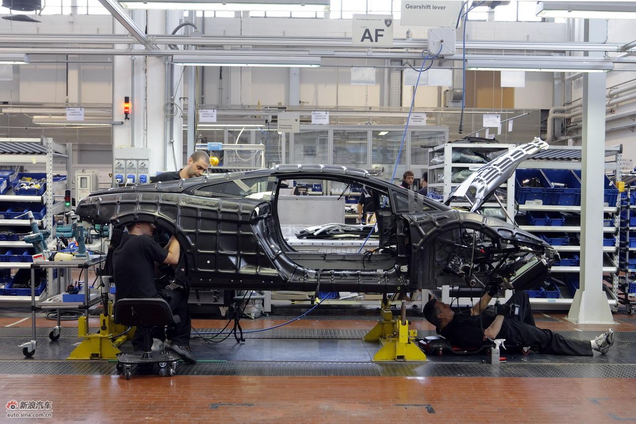 兰博基尼生产线