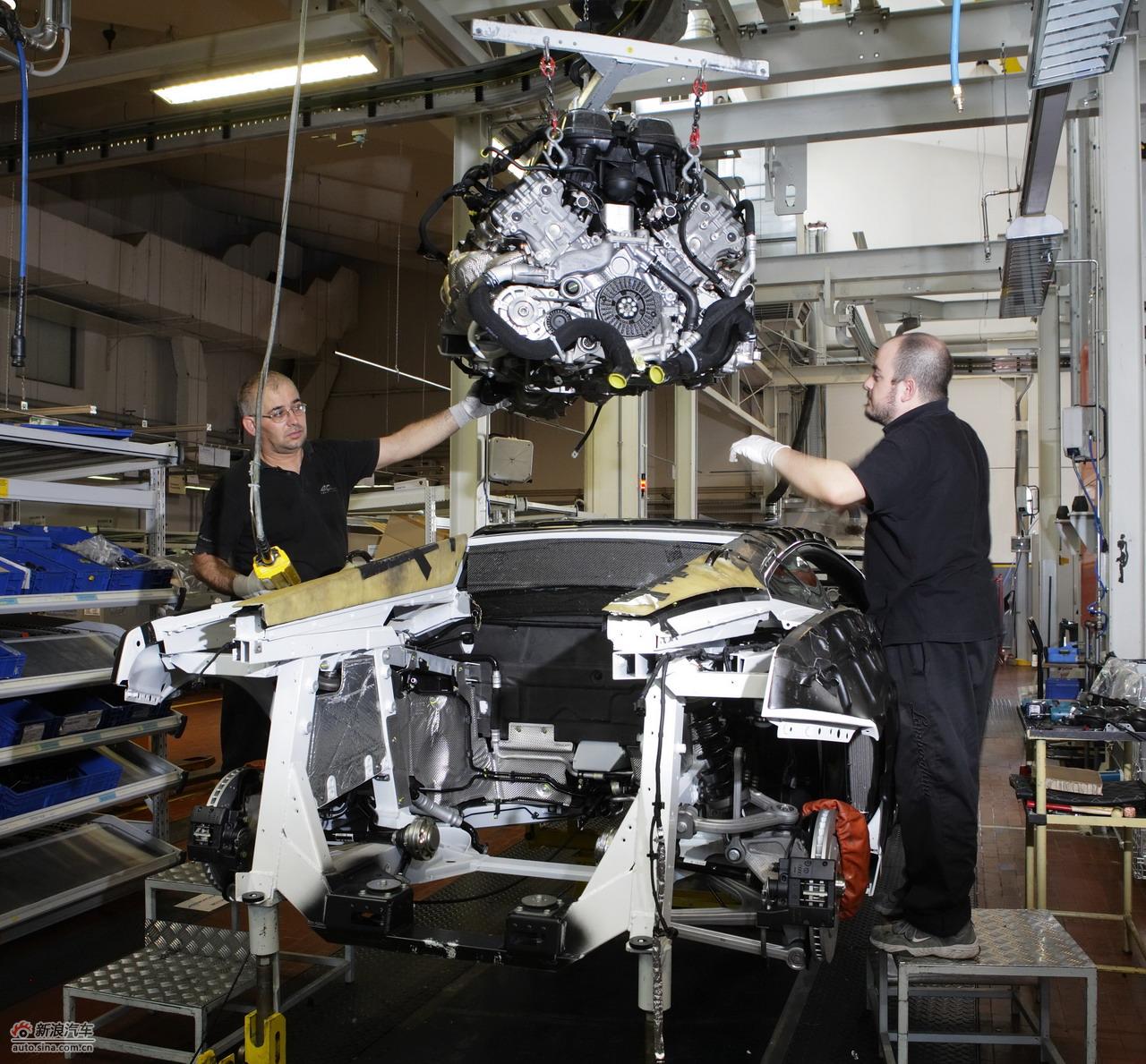 兰博基尼生产线