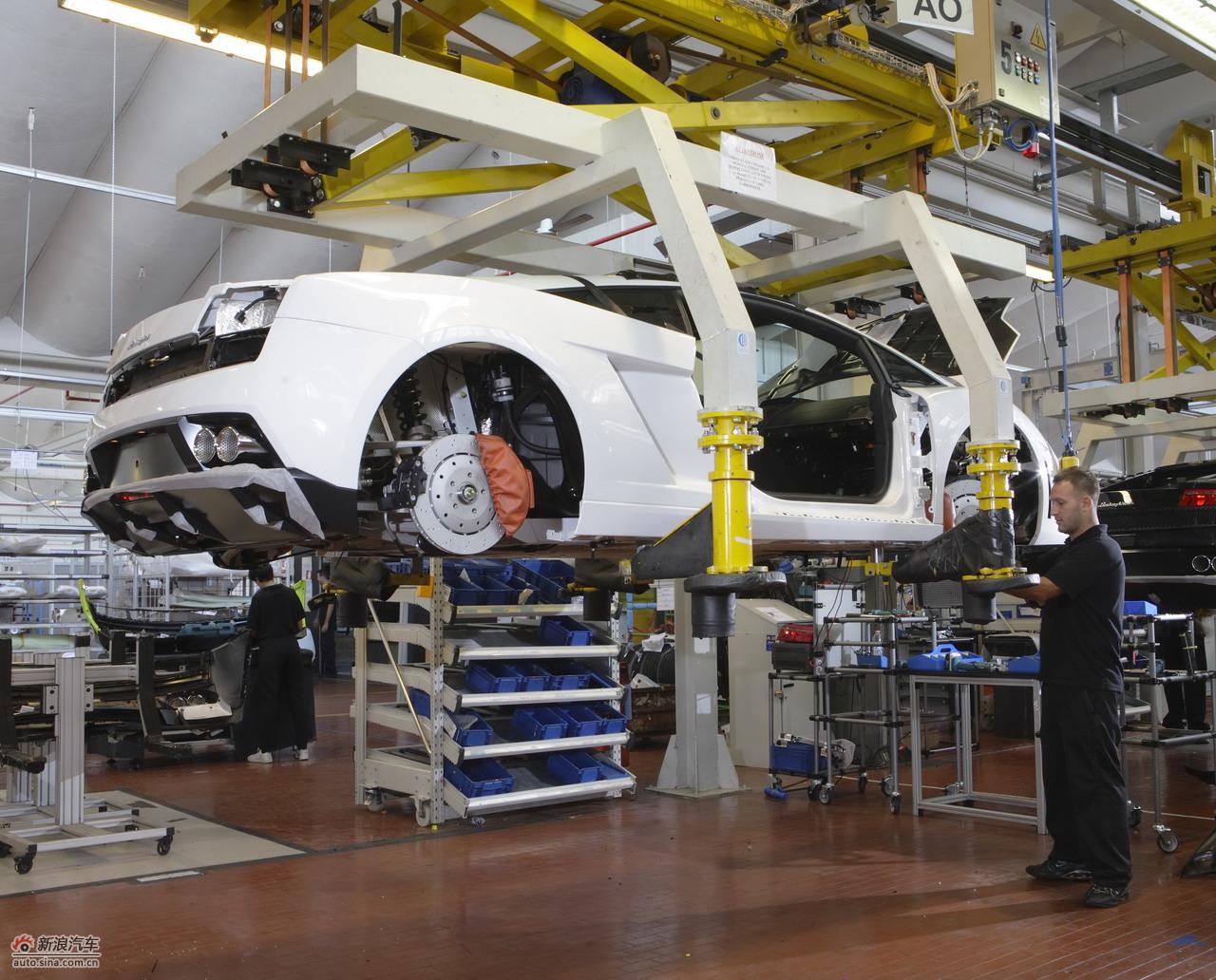 兰博基尼生产线