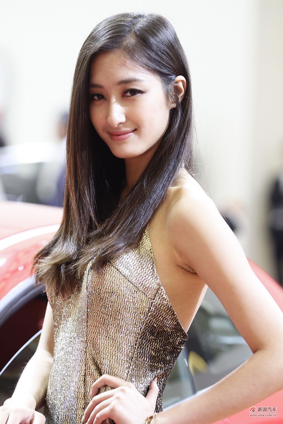 奇瑞展台13号模特