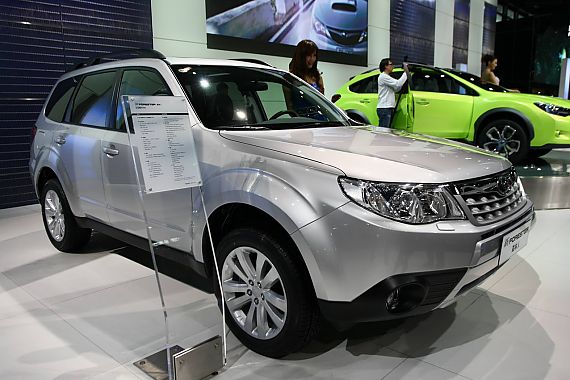 斯巴鲁携多款新车亮相2012北京车展