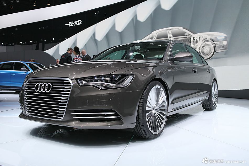 奥迪a6+l+e-tron概念车