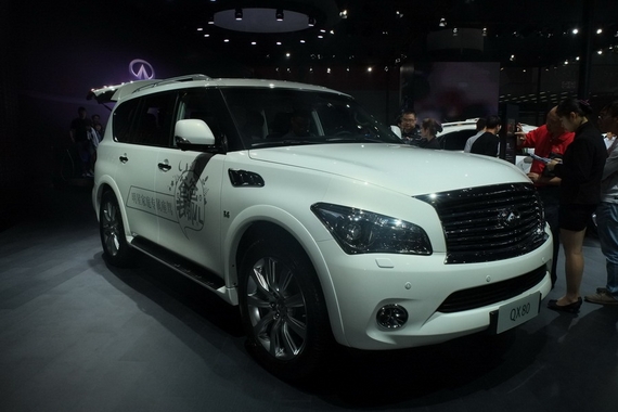 2014年第12届广州国际车展 图为：英菲尼迪 QX80