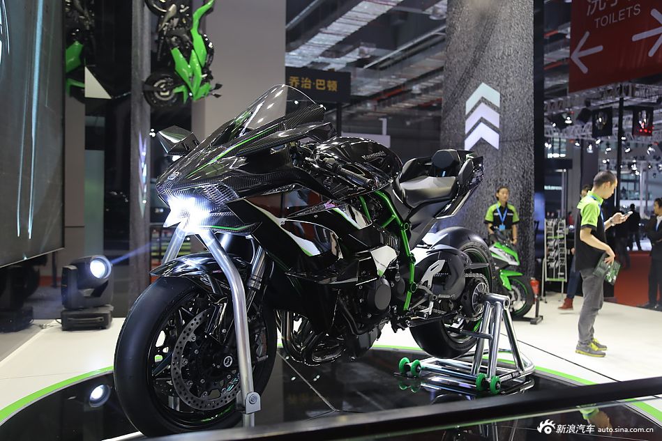 上海车展 kawasaki h2r 高清实拍