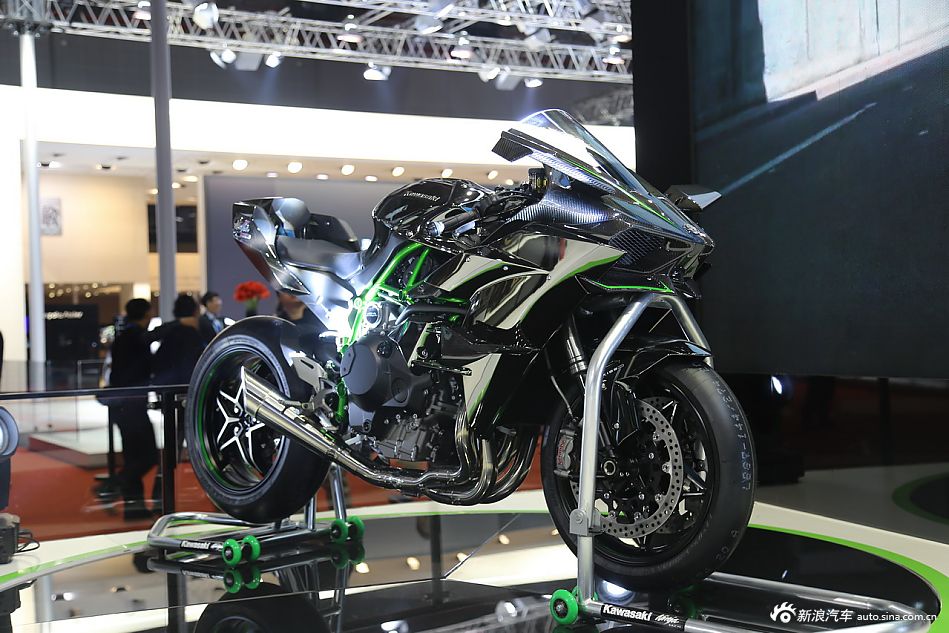 上海车展 kawasaki h2r 高清实拍